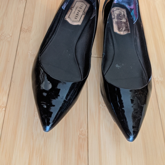 Ted Baker patent leather shoes flats - Picture 4 of 5
